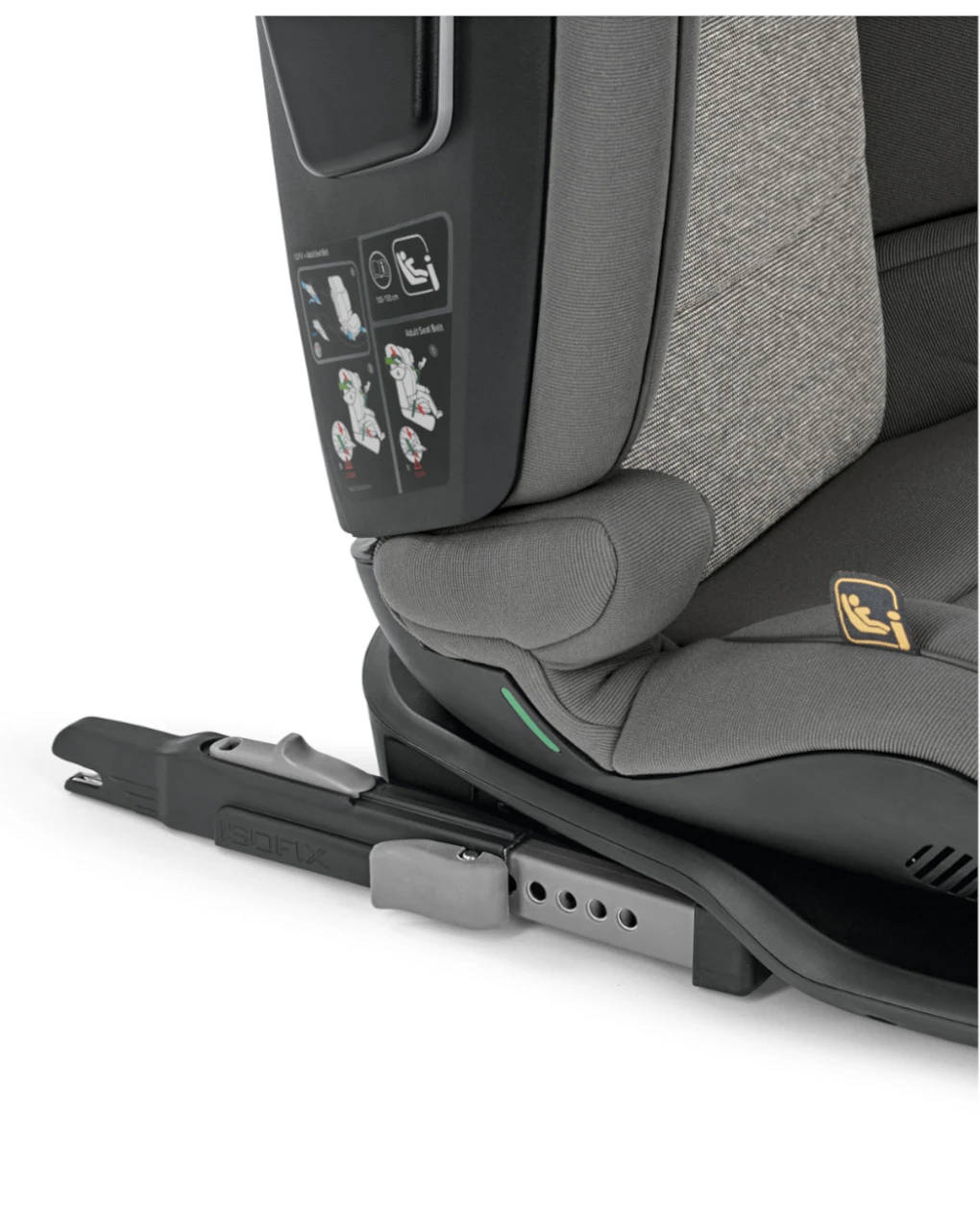 Seggiolino Auto Cartesio I-size Colore Stone Grey 100-150 Cm - Inglesina 6 Seggiolino Auto Cartesio I-size Colore Stone Grey 100-150 Cm - Inglesina - immagine 6