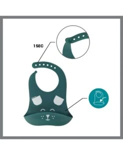 Babymoov Set Pappa 6-12 Mesi 3 Pezzi First'isy Cane Blu -Bambini Prodotti Negozio 9111715c xz 1251946 5