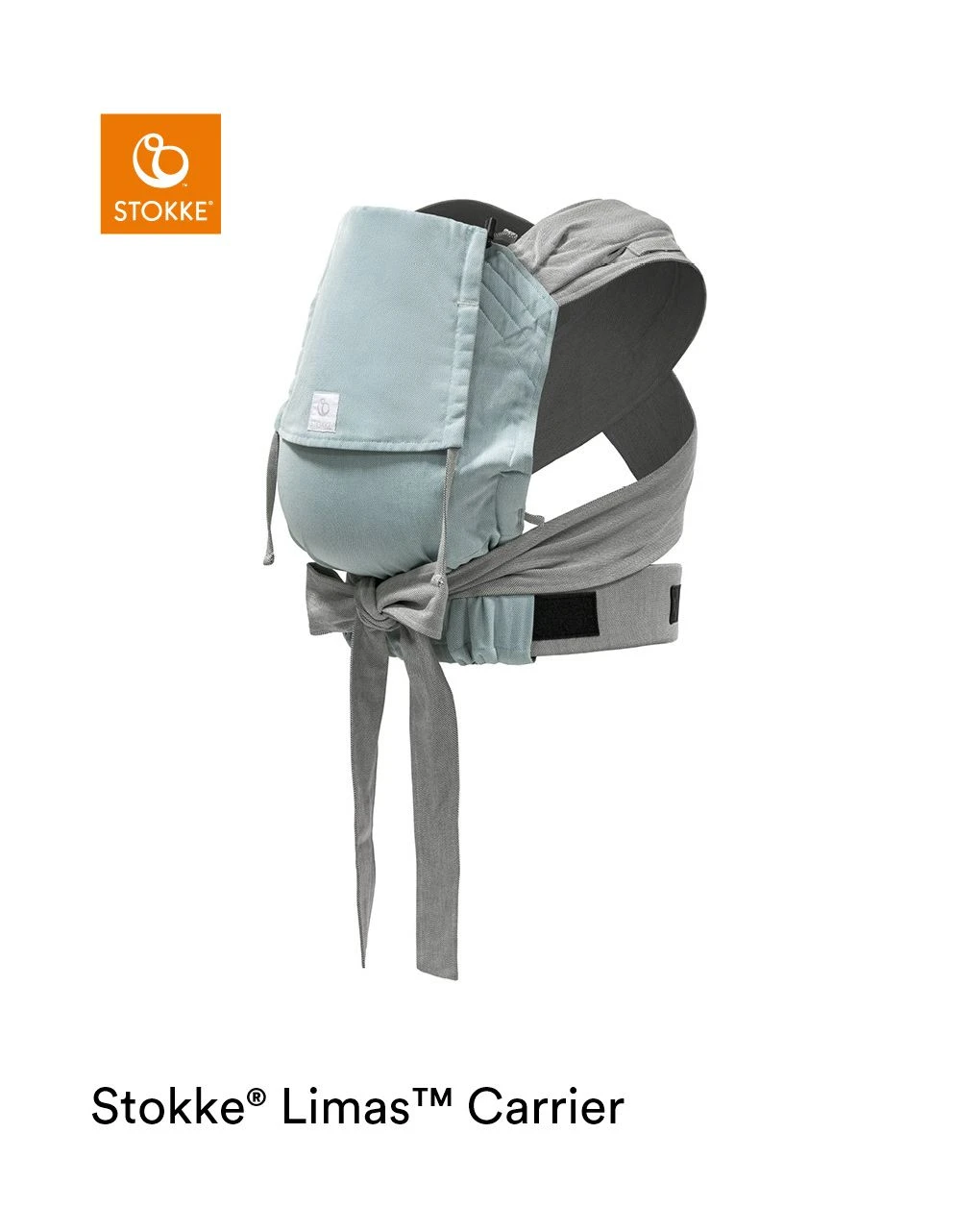 Marsupio Limas™ Carrier Turquoise Tweet - Stokke® 1 Marsupio Limas™ Carrier Turquoise Tweet - Stokke®
