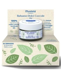 Balsamo Dolci Coccole 90gr + Mussolina 100% In Cotone Omaggio