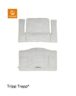 Tripp Trapp® Classic Cushion Nordic Grey Ocs Cuscino Per Seggiolone, Morbido E Avvolgente Per Il Tuo Bambino