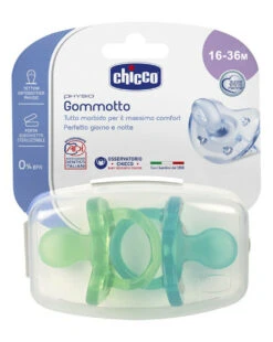 Gommotto Physio Silicone Bimbo 16/36 Mesi 2pezzi - Chicco