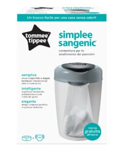 Tommee Tippee Sangenic Simplee Sistema Di Smaltimento Pannolini, Bianco -Bambini Prodotti Negozio 9de5c669 551013 2