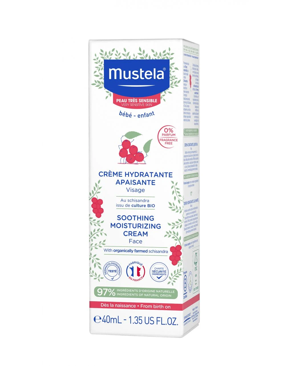 Crema Viso Lenitiva 40ml - Mustela 2 Crema Viso Lenitiva 40ml - Mustela - immagine 2