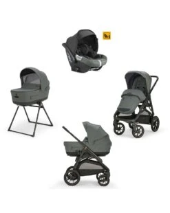 Aptica Xt System Quattro Con Seggiolino Darwin E Telaio - Colore Taiga Green - Inglesina