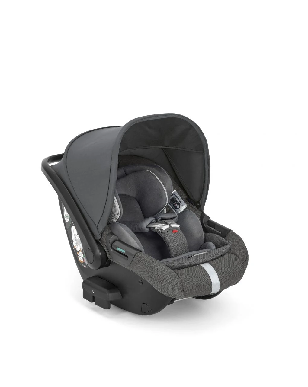Aptica System Quattro Colore Velvet Grey Con Seggiolino Auto Darwin Infant Recline + Telaio Palladio - Inglesina 5 Aptica System Quattro Colore Velvet Grey Con Seggiolino Auto Darwin Infant Recline + Telaio Palladio - Inglesina - immagine 5