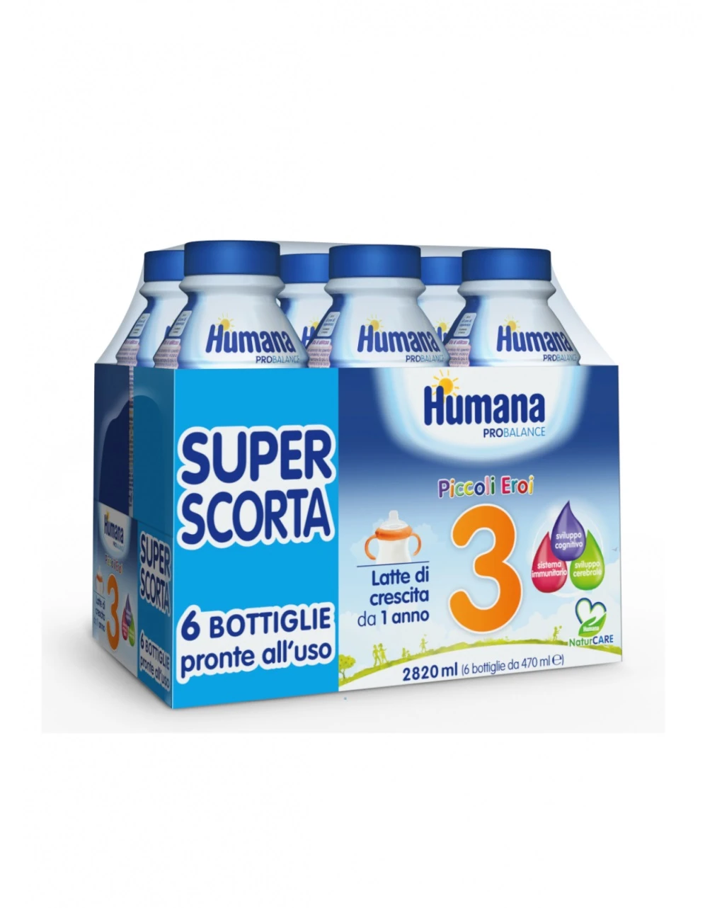 Latte Humana 3 Liquido 6x470ml 1 Latte Humana 3 Liquido 6x470ml