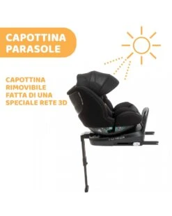 Seggiolino Auto Seat3 Fit I-size Black Air 40-125 Cm - Chicco -Bambini Prodotti Negozio b058f03e xz 000000000000693506 03