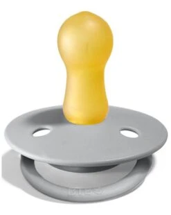 Set 2 Ciucci Tettarella Tonda In Gomma Naturale 6/18 Mesi - Colore Cloud E Steel Blue - Bibs -Bambini Prodotti Negozio b712fa01 xz 1345906 2