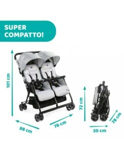 Passeggino Gemellare Ohlalà Twin Silver Cat -Bambini Prodotti Negozio b9aa74f1 xz 000000000000648007 04
