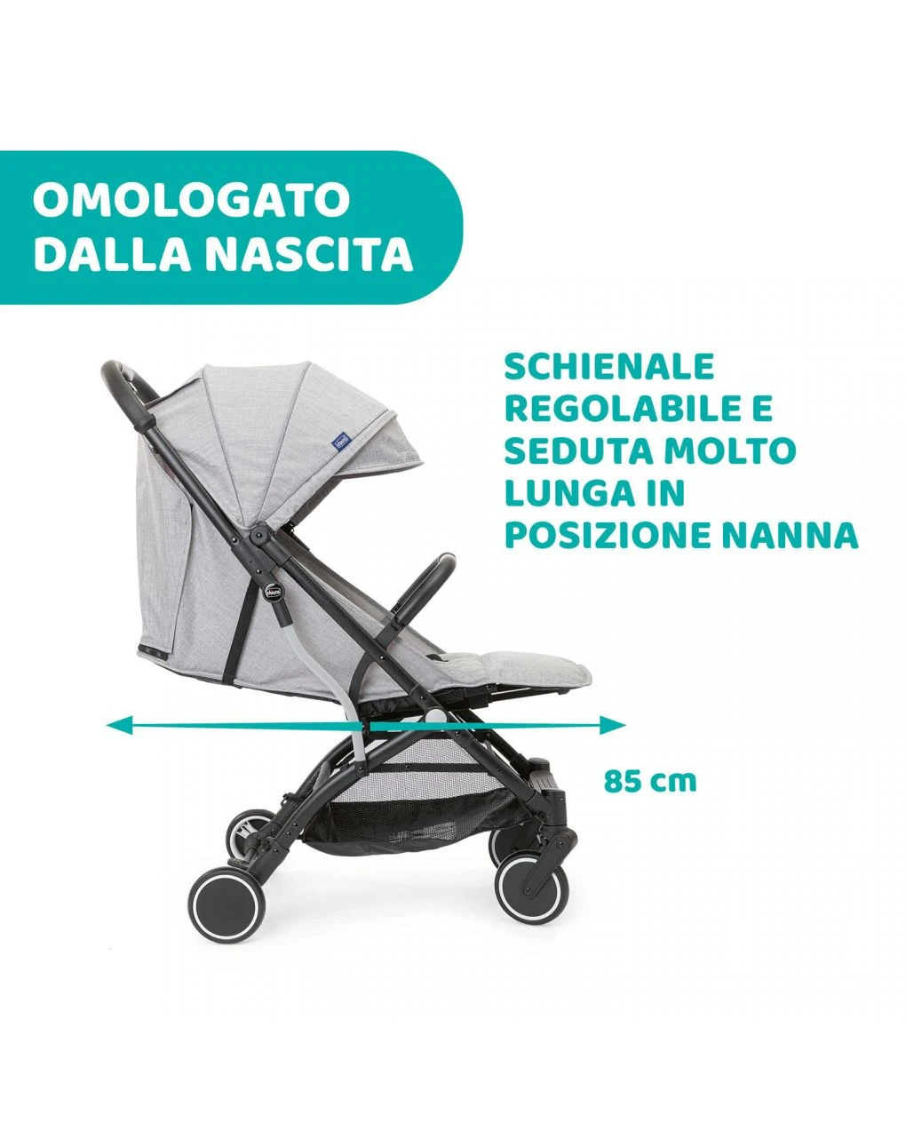 Passeggino Trolley Me Light Grey 3 Passeggino Trolley Me Light Grey - immagine 3