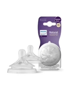 Tettarelle A Risposta Naturale 6m+ - Set Di 2 Tettarelle Senza Bpa - Philips Avent