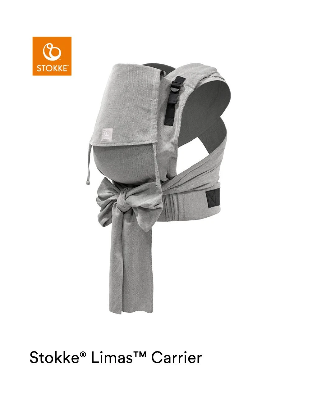 Marsupio Limas™ Carrier Plus Grey Tweet - Stokke® 1 Marsupio Limas™ Carrier Plus Grey Tweet - Stokke®