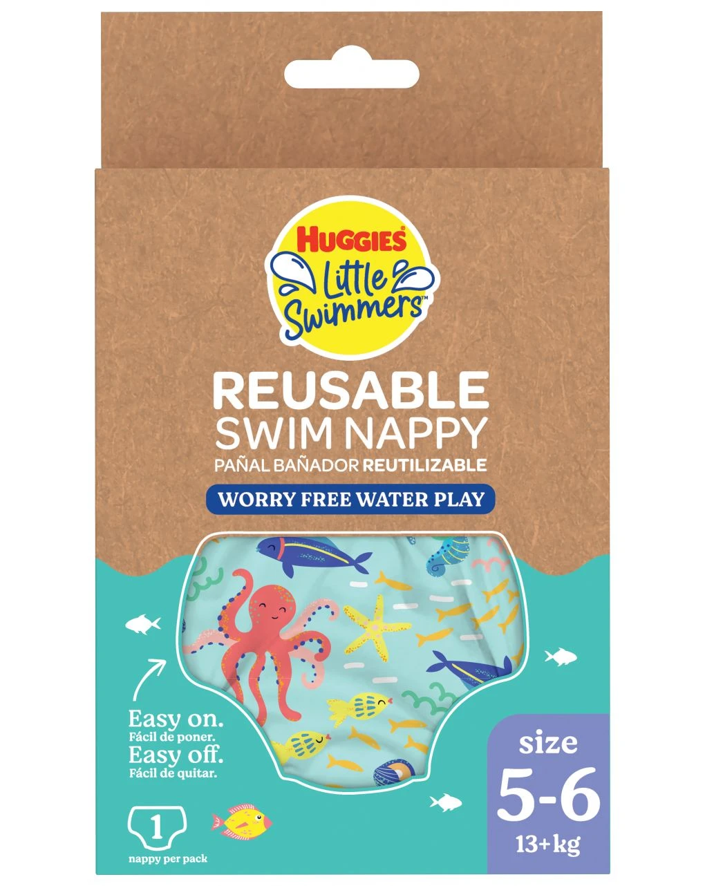 Little Swimmers Pannolino Lavabile Tg. L (13+ Kg) - Huggies 1 Little Swimmers Pannolino Lavabile Tg. L (13+ Kg) - Huggies