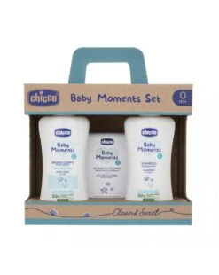 Baby Moments Set 1 Bagno Corpo Shampoo E Colonia - Chicco
