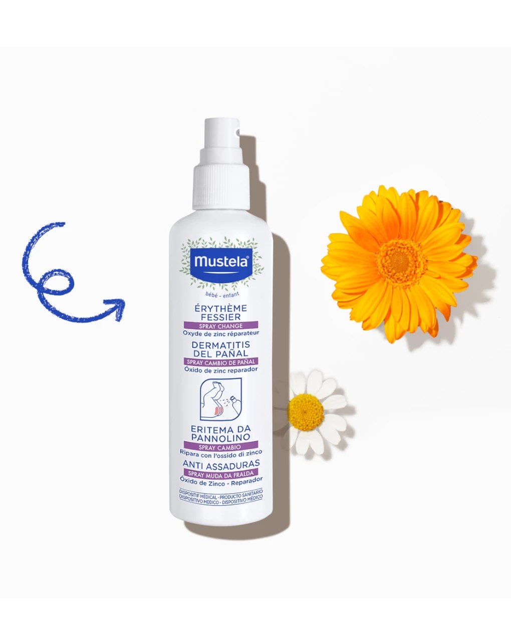 Mustela Spray Cambio 75ml 2 Mustela Spray Cambio 75ml - immagine 2