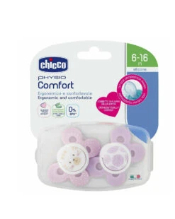 Succhietto Comfort Bimba Silicone 6-16m 2pezzi Chicco