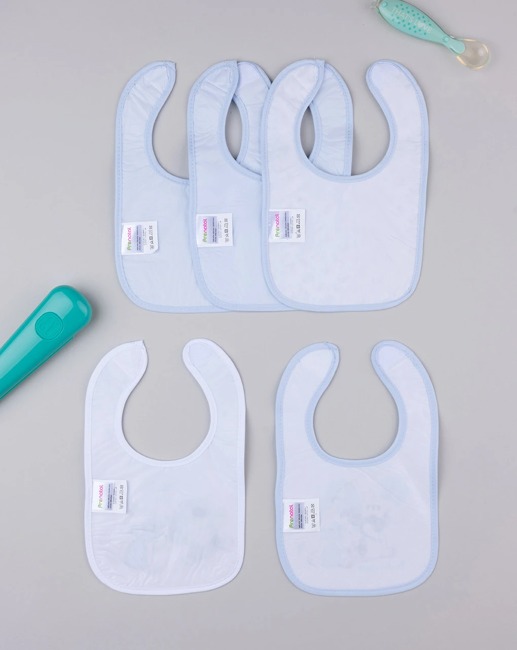 Pack 5 Bavaglini Plastificati 2 Pack 5 Bavaglini Plastificati - immagine 2