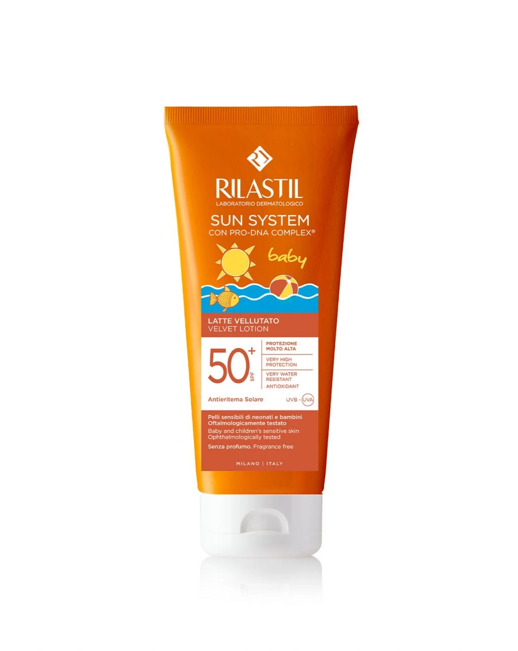 Rilastil Sun Ppspf 50+ Baby Latte Velluto 200 Ml 1 Rilastil Sun Ppspf 50+ Baby Latte Velluto 200 Ml