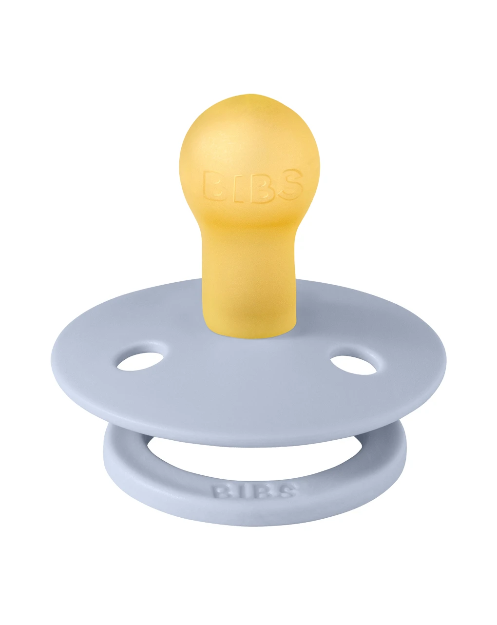 Set 2 Ciucci Tettarella Tonda In Gomma Naturale 0/6 Mesi - Colore Khaki E Dusty Blue - Bibs 2 Set 2 Ciucci Tettarella Tonda In Gomma Naturale 0/6 Mesi - Colore Khaki E Dusty Blue - Bibs - immagine 2