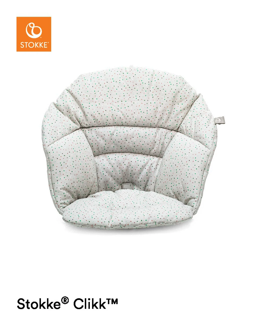 Stokke® Clikk™ Cushion - Grey Sprinkles 1 Stokke® Clikk™ Cushion - Grey Sprinkles