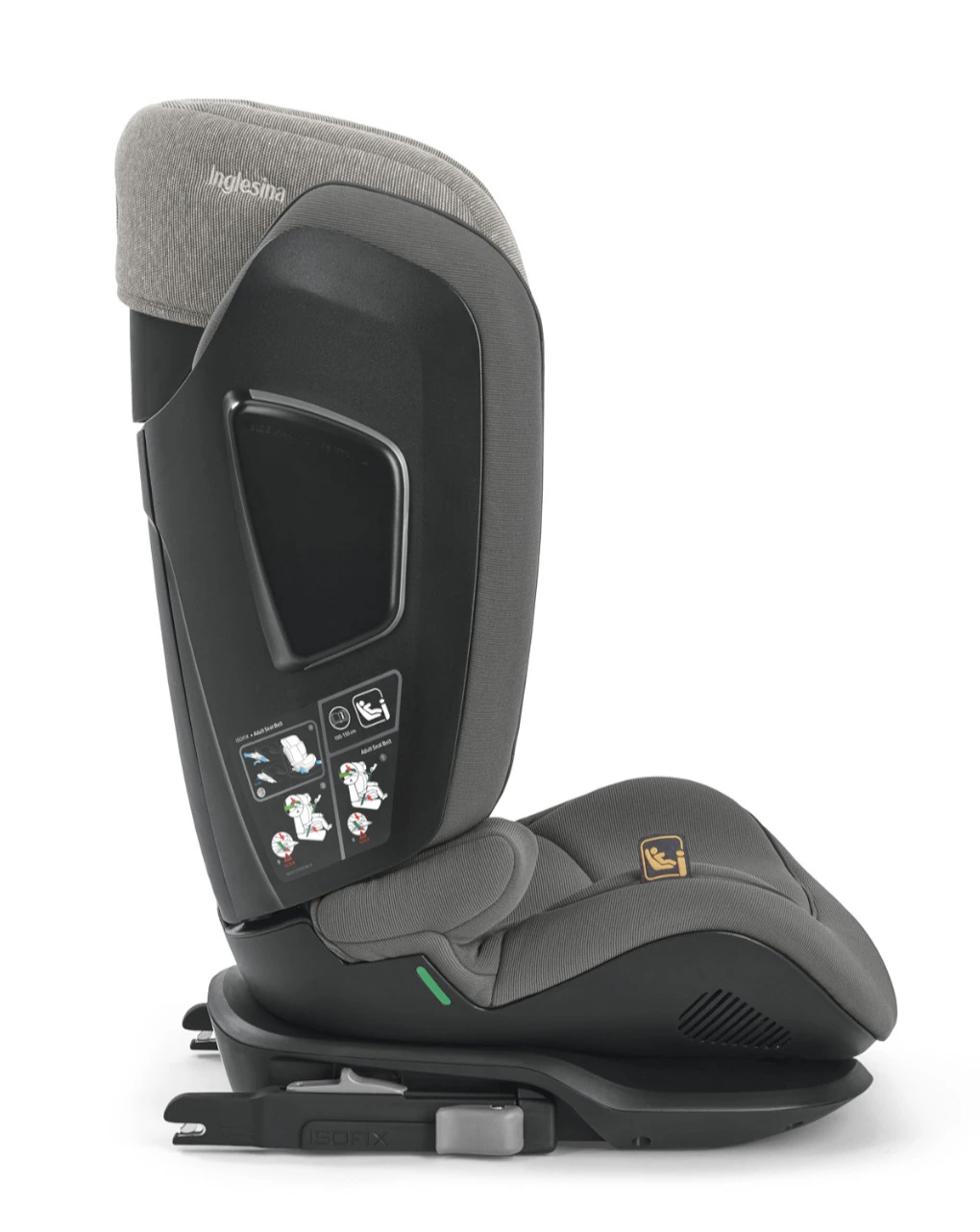 Seggiolino Auto Cartesio I-size Colore Stone Grey 100-150 Cm - Inglesina 2 Seggiolino Auto Cartesio I-size Colore Stone Grey 100-150 Cm - Inglesina - immagine 2