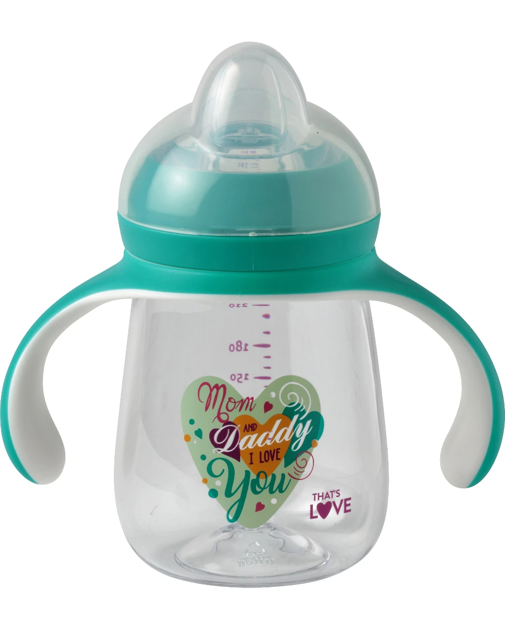 Tazza Con Beccuccio In Silicone 260ml 6m+ - That's Love 1 Tazza Con Beccuccio In Silicone 260ml 6m+ - That's Love