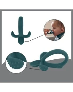 Babymoov Set Pappa 6-12 Mesi 3 Pezzi First'isy Cane Blu -Bambini Prodotti Negozio e0cdfb4d xz 1251946 4