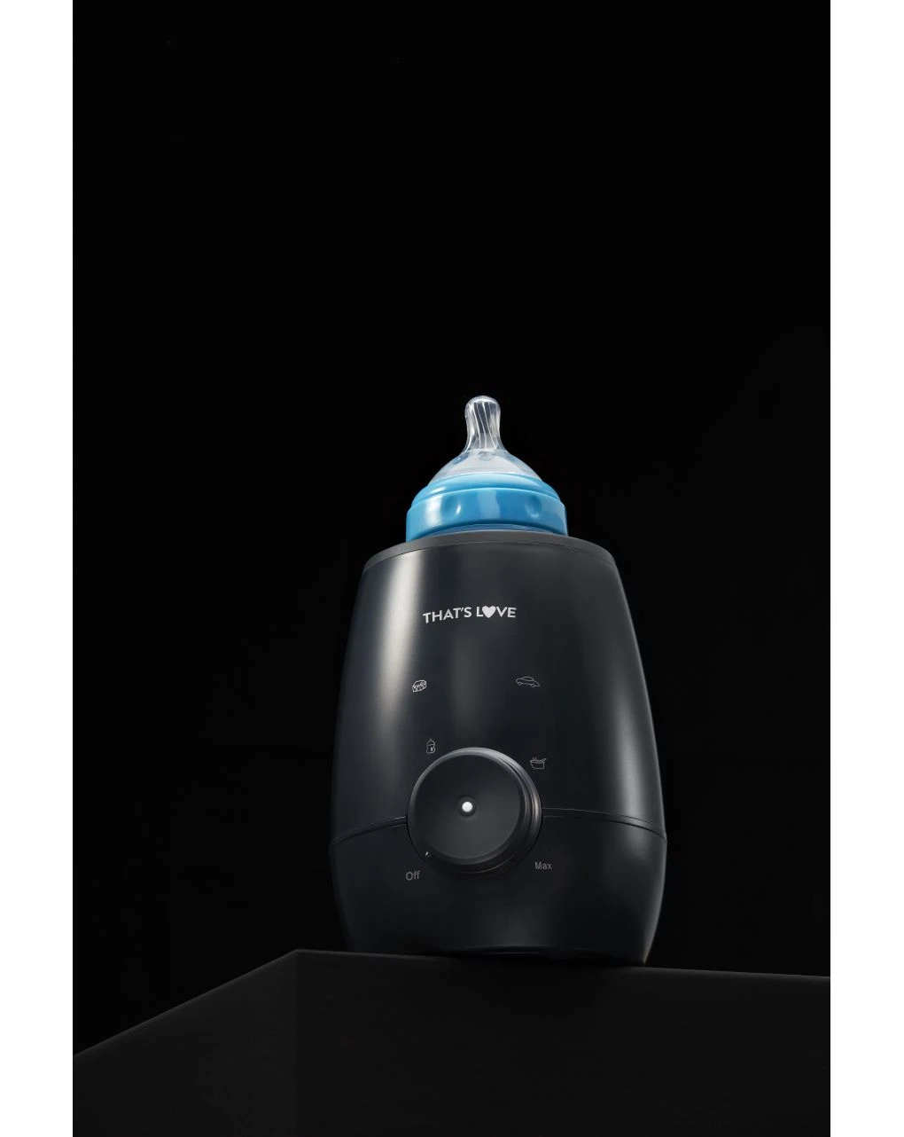 Scaldabiberon Per Neonato Portatile Compatibile Con La Maggior Parte Di Biberon E Vasetti Colore Antracite - That's Love 1 Scaldabiberon Per Neonato Portatile Compatibile Con La Maggior Parte Di Biberon E Vasetti Colore Antracite - That's Love