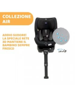 Seggiolino Auto Seat3 Fit I-size Black Air 40-125 Cm - Chicco -Bambini Prodotti Negozio e3c55ac1 xz 000000000000693506 04
