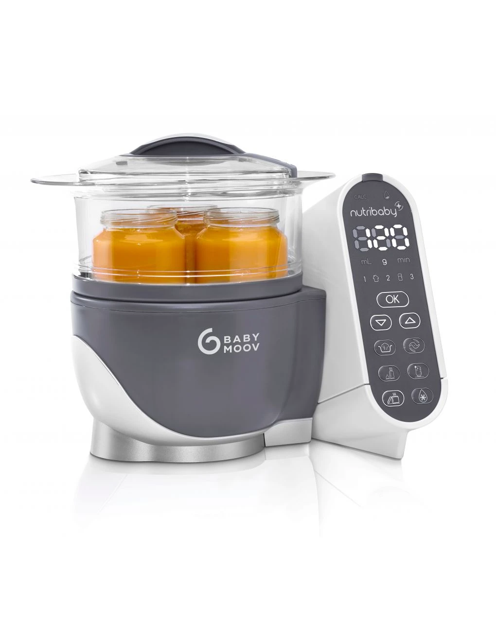 Cuocipappa Nutribaby (+) Grigio - Babymoov 14 Cuocipappa Nutribaby (+) Grigio - Babymoov - immagine 14