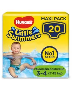 Huggies – Little Swimmers Pacco Doppio Tg. 3-4 (20 Pannolini)