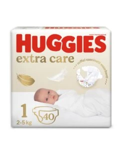 Huggies Extra Care Bebè Grande Tg1 - 40 Pannolini