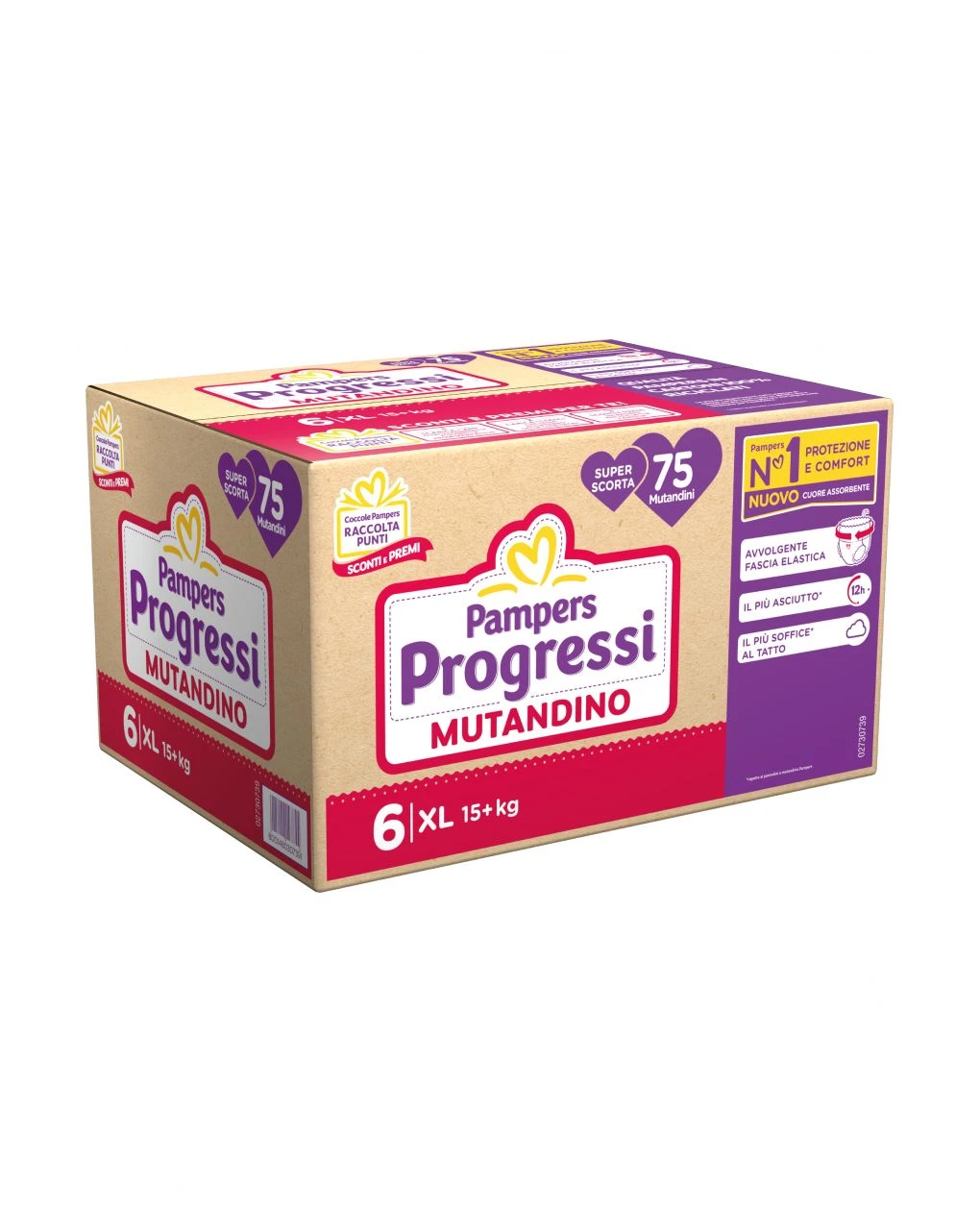 Progressi Mutandino Taglia 6 Xl Pacco Scorta X75 - Pampers 1 Progressi Mutandino Taglia 6 Xl Pacco Scorta X75 - Pampers