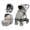 Trio Veloce Tc Slk Con Culla Grande City Grey - Peg Perego