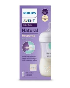 Biberon Natural Con Tettarella A Risposta Naturale E Valvola Airfree Decorazione Orsetto Da 260 Ml 1m+ | Senza Bpa - Philips Avent -Bambini Prodotti Negozio f073df2e xz 1352005 3