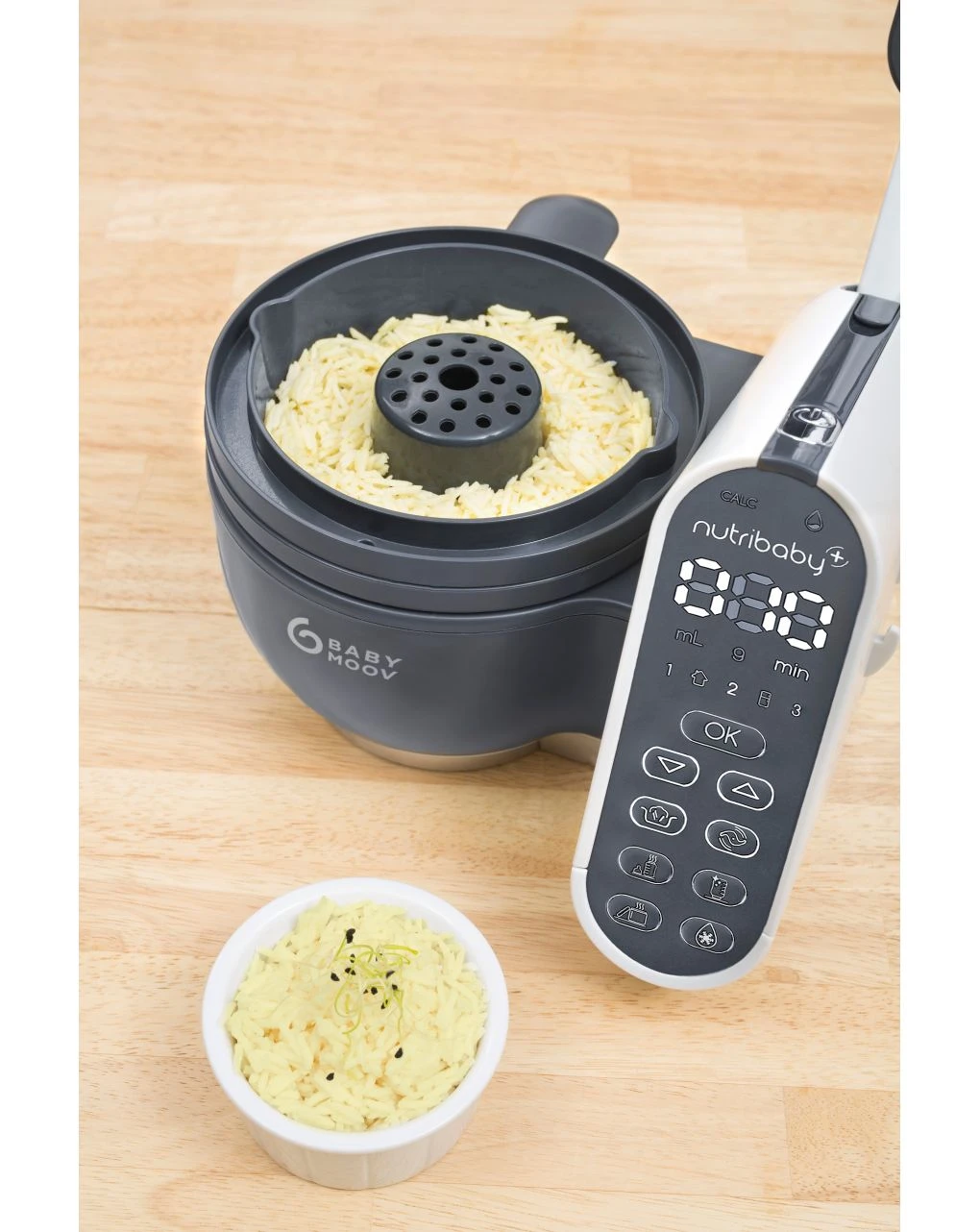 Cuocipappa Nutribaby (+) Grigio - Babymoov 16 Cuocipappa Nutribaby (+) Grigio - Babymoov - immagine 16