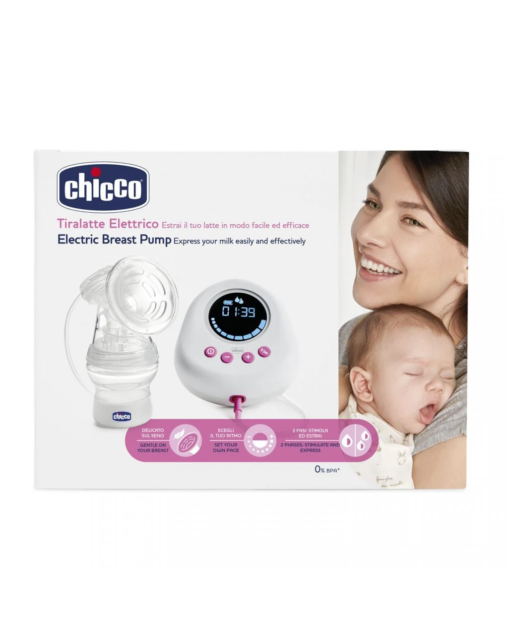 Tiralatte Elettrico Chicco Naturally Me 2 Tiralatte Elettrico Chicco Naturally Me - immagine 2