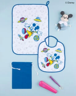 Set Asilo Bimbo "mickey Mouse" Blu