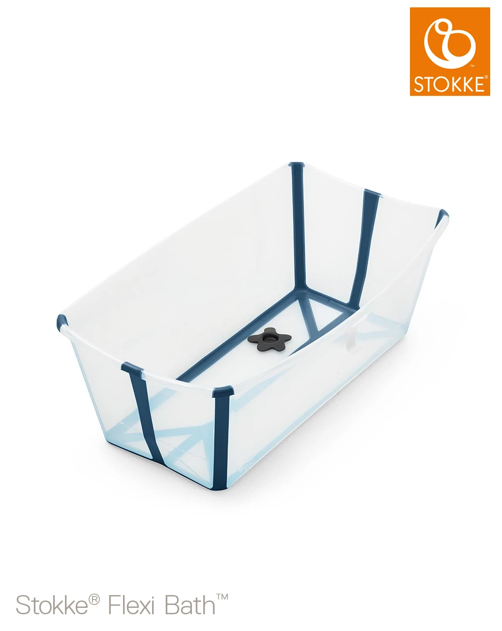 Stokke® Flexi Bath® - Trasparent Blue 1 Stokke® Flexi Bath® - Trasparent Blue